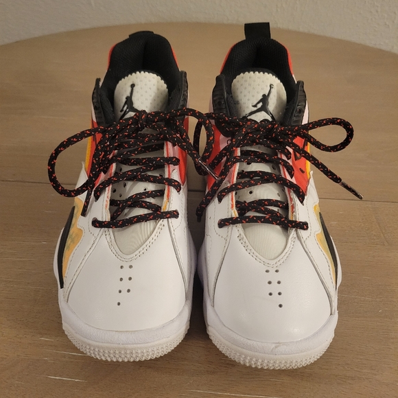 Nike - Air Jordan Zoom ‘92 White Black Siren Red Basketball Sz 5.5 - Picture 3 of 11